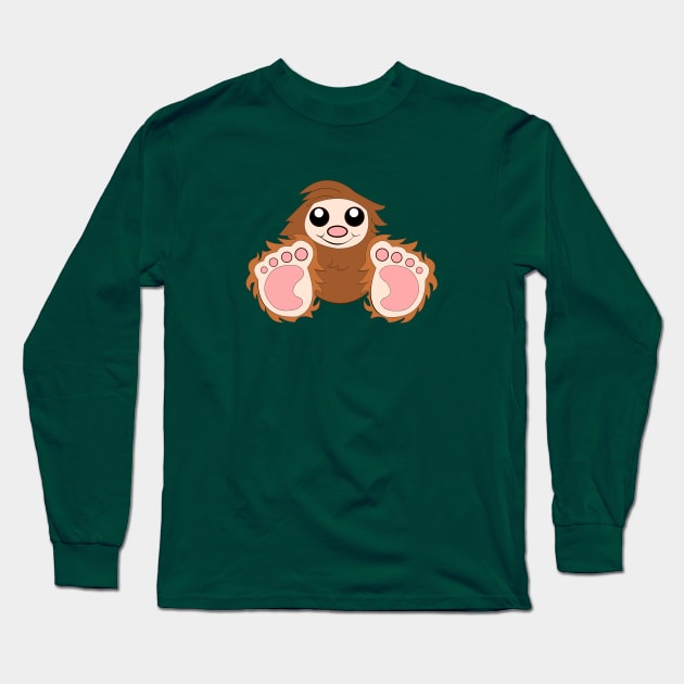 Bigfoot Long Sleeve T-Shirt by traditionation